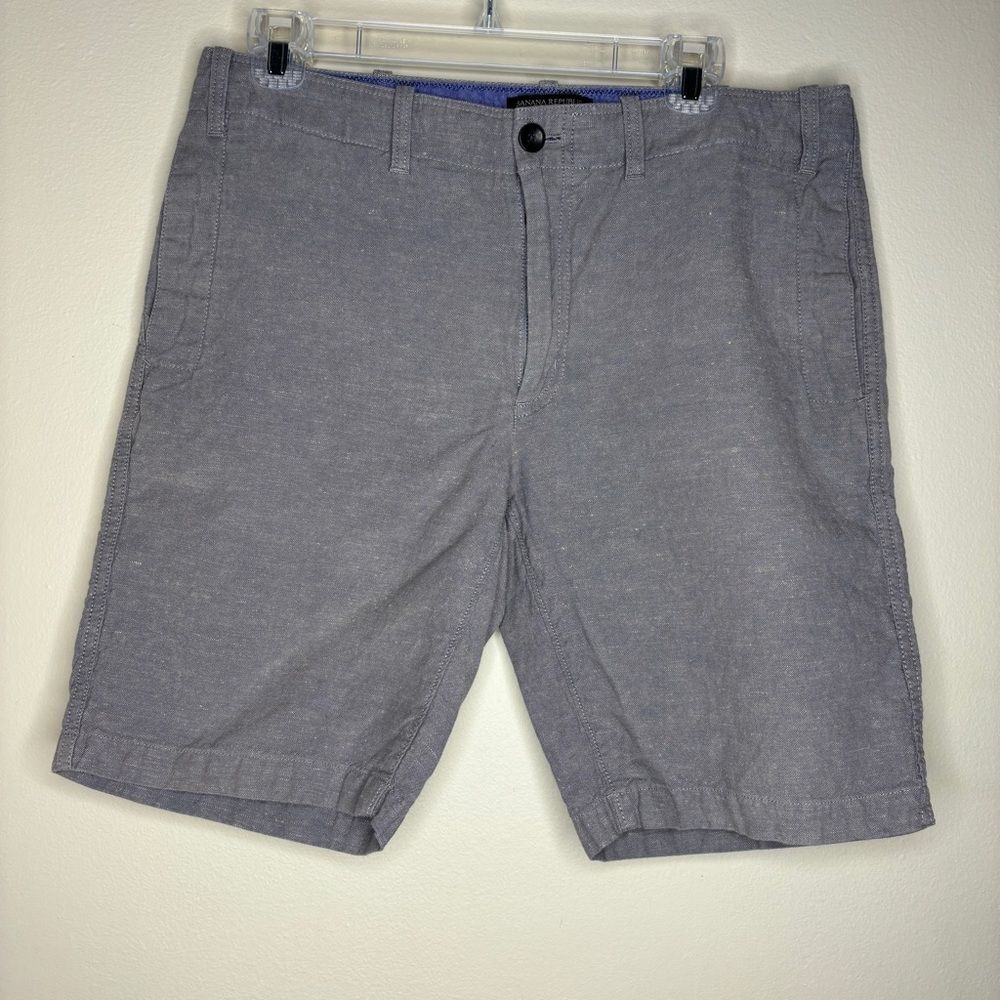 Banana Republic Mens Grey Chino Shorts Size 32 Grey